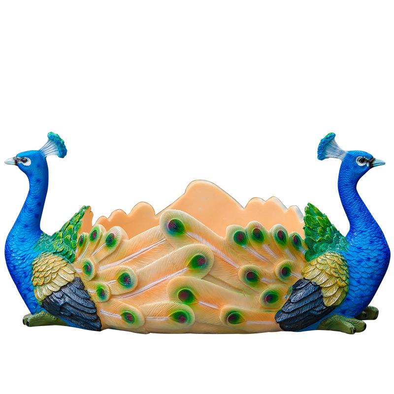 花园阳庭院装饰别墅园盆艺台台露树脂多肉花创意包邮户外孔UDA雀