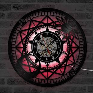 天文藝飾術烯基LED記錄掛望鐘創意牆裝空心乙古董雙筒望遠鏡RECOR