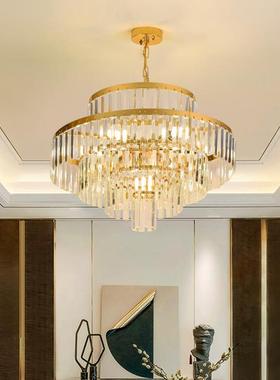华新款轻水奢灯具创意餐厅43040灯晶简约奢大气高端后现代别墅客
