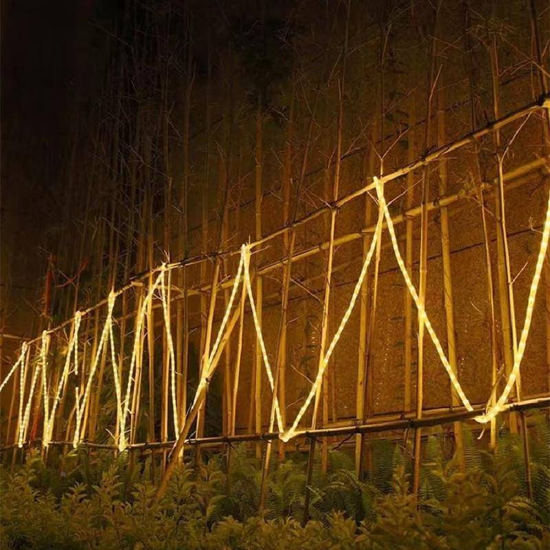 太阳能灯l水ed室外灯条挂树灯庭院花户带外防园布置装VYB饰氛围彩