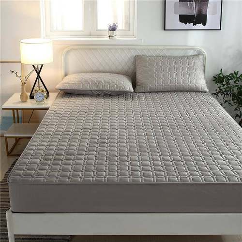 W11TR纯床棉夹棉床笠单件1.35/.5m.JIO8米21x2.2床罩1.9防滑垫套