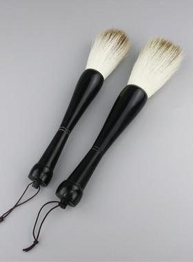 毫羊毫花兼20761毫笔抓笔榜牌书行楷匾斗对联榜书山水国画牛角狼