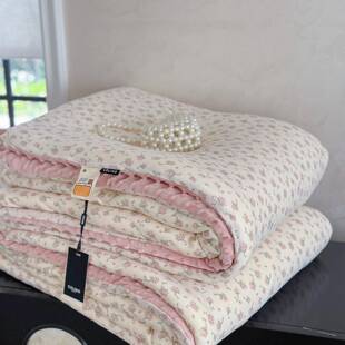 A类儿童卡通针织暗合豆豆秋冬被被子被芯床上用品春秋被