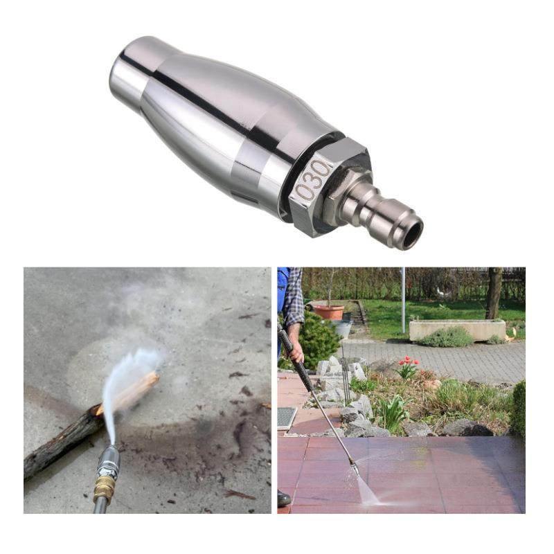 亚马逊压高件清洗机洗车套旋转涡轮喷嘴1HHX/英寸快速连4接喷嘴支