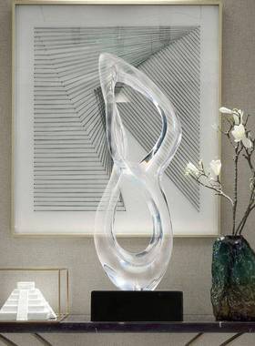 设师设ST808AB-计透明工面艺品摆件创意家玄关电视柜桌摆件计室内