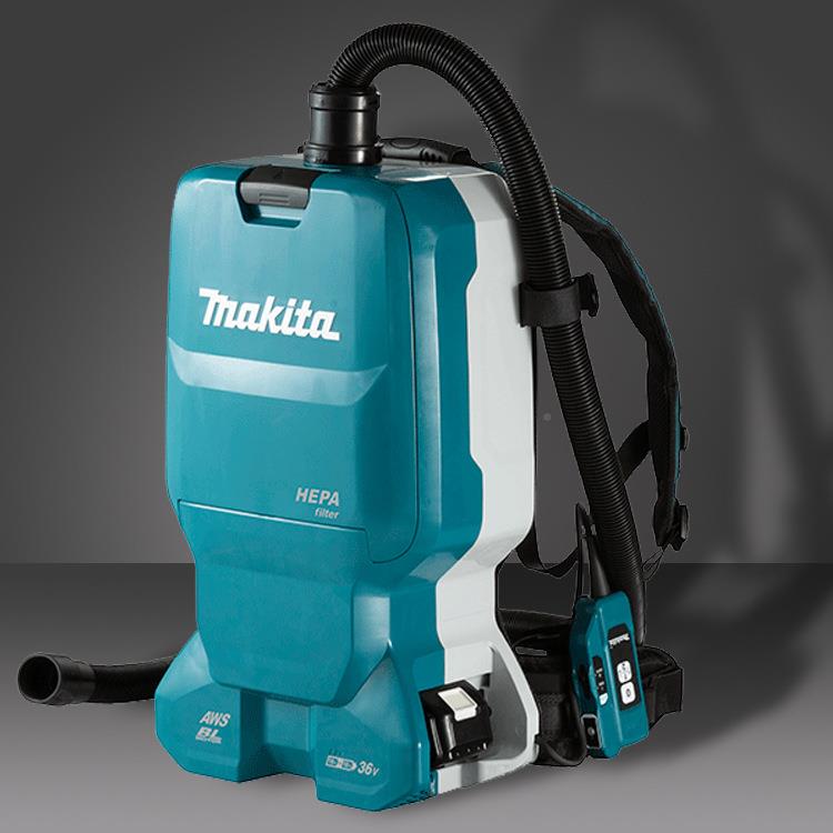 DVC665Z量充电式背式吸XUC尘器工业级蓝色式负软管大干容吸尘器