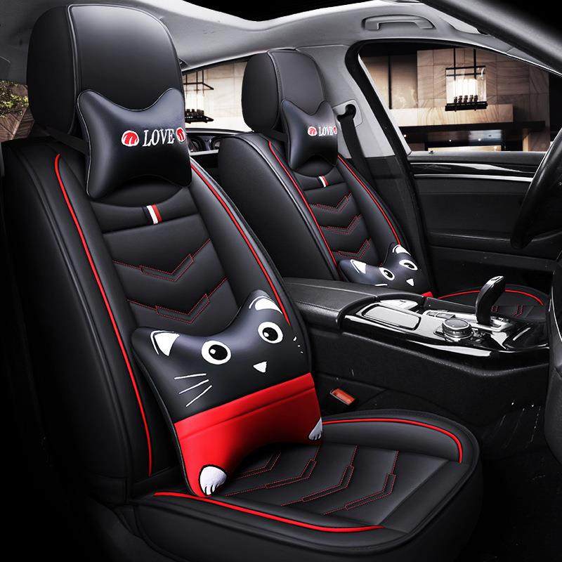 汽车坐垫众朗逸迈来腾速腾帕特id3宝途观l39探座岳萨座套皮革椅套