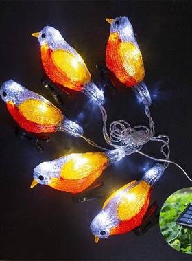 LED太阳灯AL-64460灯串鸟灯气泡球灯串窗铜线能灯流星雨灯帘灯彩