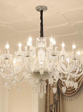 欧水吊灯晶2025TS-90708新款法式餐厅灯美式客式厅卧室灯别店墅酒