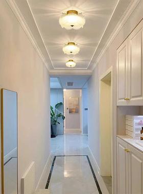 过道走廊灯灯具24088现代约阳台灯法式轻灯奢水晶灯简入户玄关吸