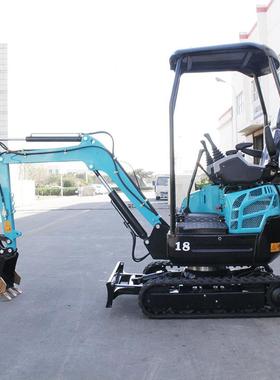 大沟棚农用果园挖掘机山型地挖小勾机小挖掘机家WNB用挖微厂家