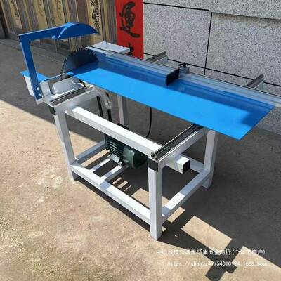 木工推台锯木工断料木工机械锯木简易托盘木方木板齐头锯床
