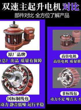 电动葫芦主起升电dFIE千机起重行车7.5瓦京13kw双速锥形南特种m电