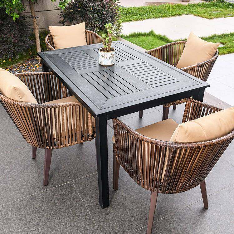 户外桌合椅墅庭别院花园桌椅休闲台藤椅塑木桌组室露-外编藤桌椅,商业/办公家具,商用藤编家具,淘宝优惠券,粉丝福利购,淘宝优惠卷