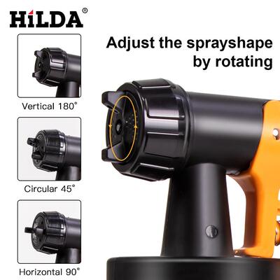 HILDA/希尔达油漆喷枪喷漆枪分体简易电动喷枪高压电动喷雾器