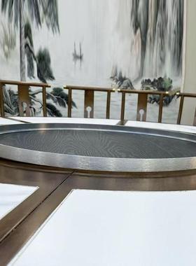 盘底盘沙盘盘底圆座桌转盘中间摆件托盘餐桌盆RFS景装饰圆空景观