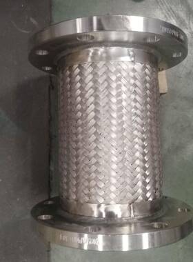 W厂家T型法IXJ兰金属软管不锈钢金属软接编织网耐高J温金属软连管