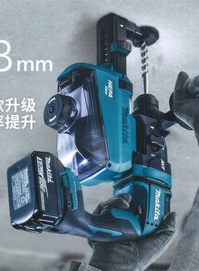 原装牧田M锂akit1a充电式冲击钻1ZPI8V无刷电多功能四坑电锤DHR82