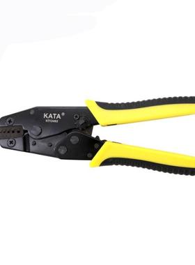 压锴达4压线钳AKW插簧线钳棘式轮端子绝缘端子压线钳夹线钳KT1202