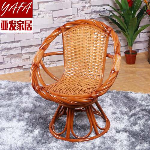 8V藤三件桌套旋转椅阳台休藤闲编椅印尼天然真藤椅椅子茶几GPV家