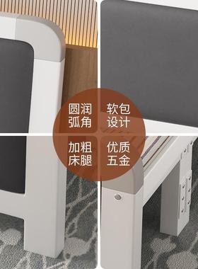 批人人折叠架床家用床双简易便携成人铁床69489结实耐用出租屋单床铁