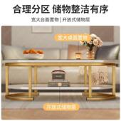 2856茶客厅家用小户型简喝茶桌子现代简约出几租钢易化玻屋璃沙发