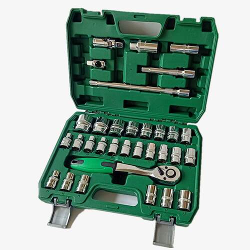 汽修工合具套筒扳手套装72齿速快扳手好力特32YHT套筒头组工具件