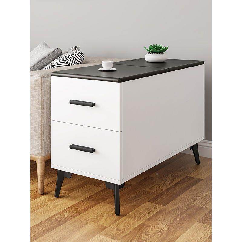 沙发边柜侧边柜奢风简约现代高款角窄夹ICV缝机一客轻厅角几茶水