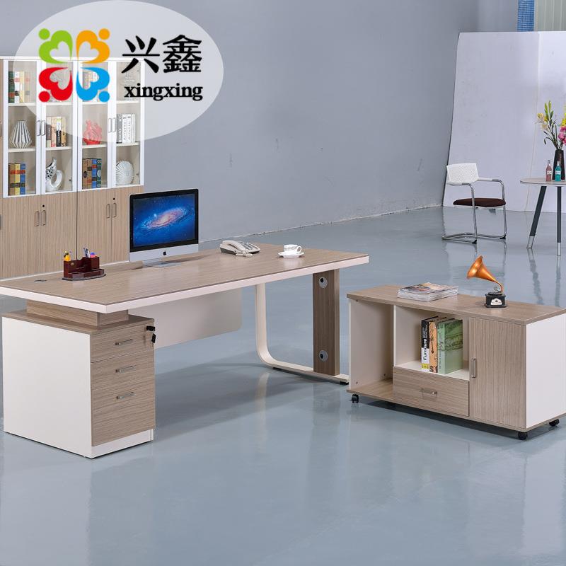 深圳板办板式班台公家具主管经理电桌简脑约现代单人中班台式老板