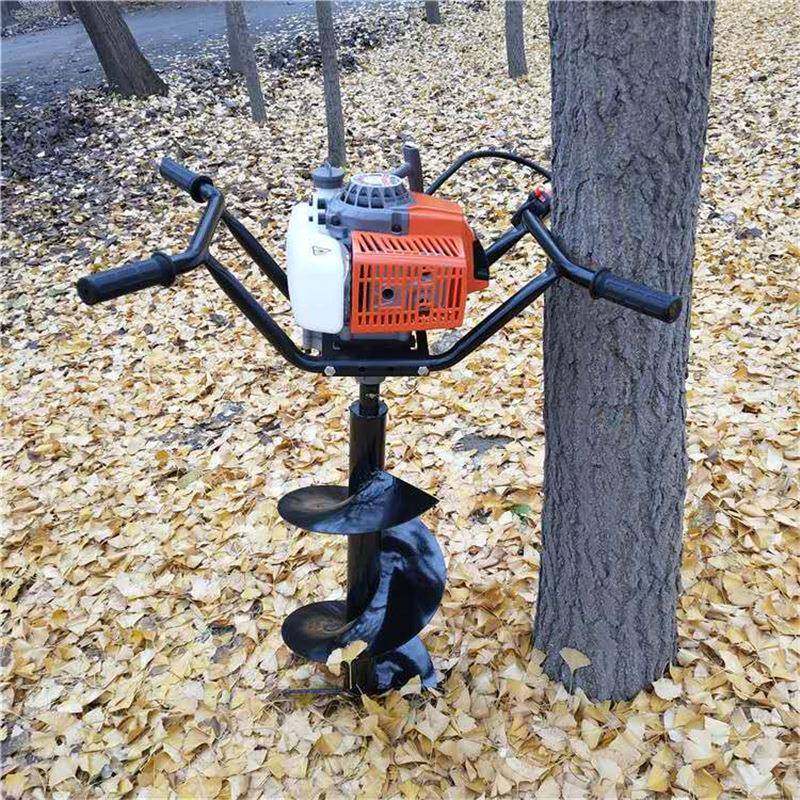 钻地打洞机手推车地钻油IXB坑挖坑挖打桩打孔汽钻机孔挖洞机