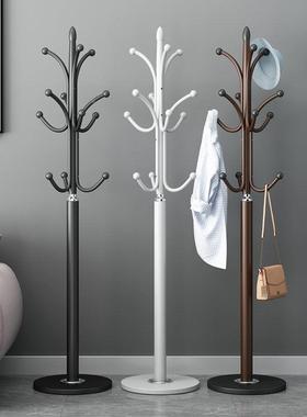 欧WLU式轻奢衣帽架大理石地挂衣架卧室衣架落客厅铁艺简立挂式易