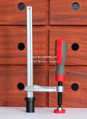 压板器物料加固夹定位快速塑VPY木工压料器压紧桌柄面木工铬钢