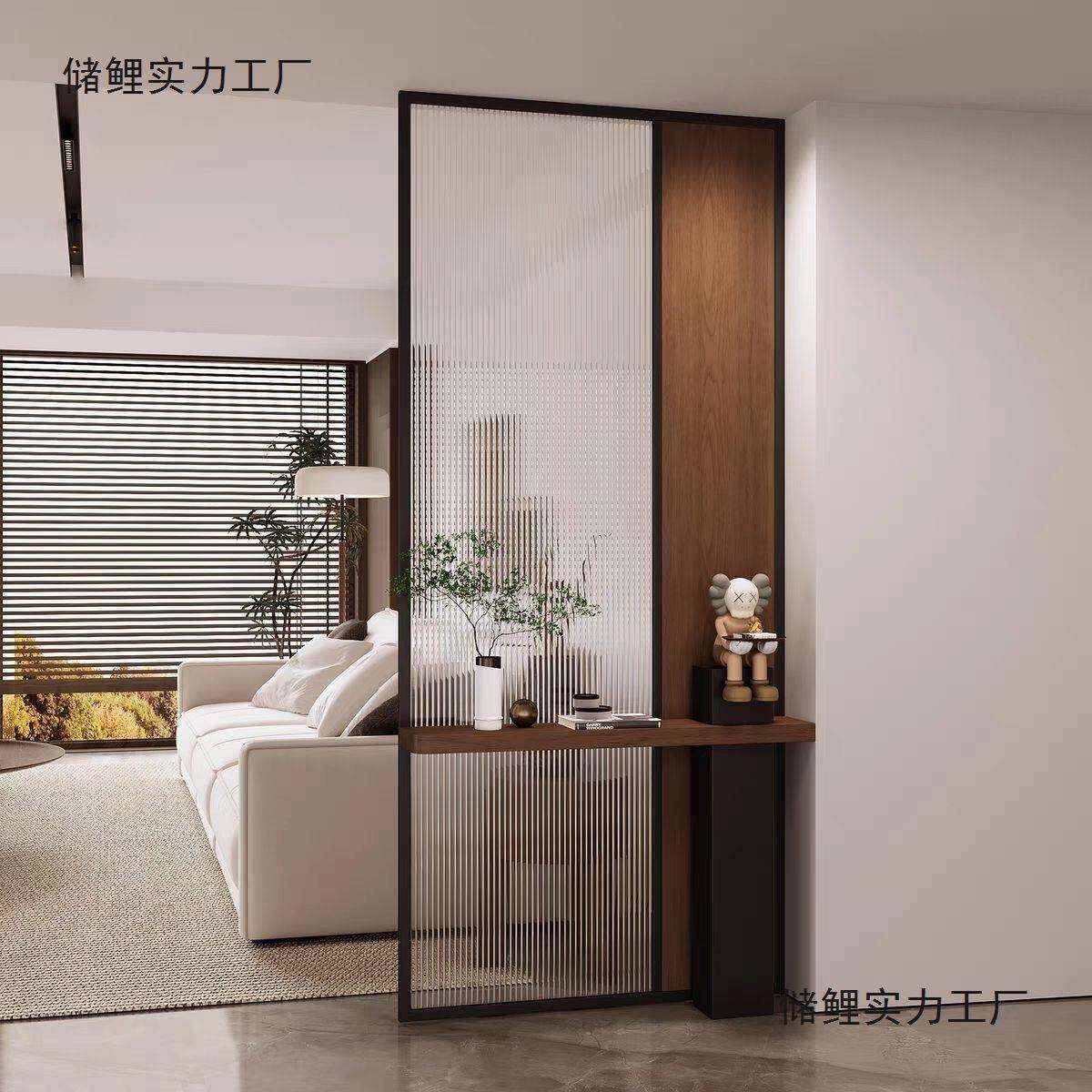 新中古断风实木屏风隔客入厅式户玄关屏风隔断中国风遮MPV挡现代