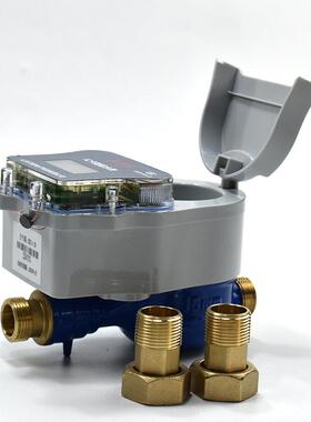 IC全铜智能防水水水表卡4分OLR6分出租屋水用表农村安装用刷卡表