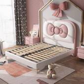 TMJGA24美式 儿童房皮女孩卡通单人软TJMGA124包床头板1榻榻米公主