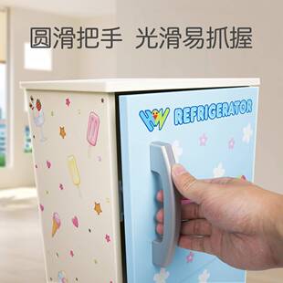 木制玩具糕双层收纳储存雪冰激凌玩具 儿童家仿过家真冰KXJ箱套装