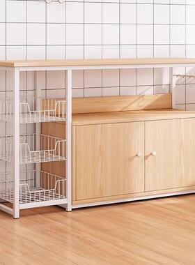 置厨房架子物架多功33764能橱柜收纳柜家地多落层用碗柜餐边柜微