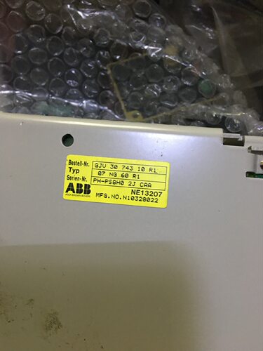 ABB Power supply 07NG60 R1 order No: GJV 30 743 10 R1