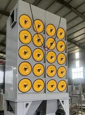 斜筒插式滤筒除尘器ZXD业脉冲反工吹清粉尘烟尘设备斜插式滤除尘