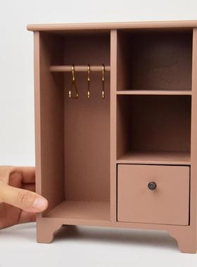 6-分微缩衣柜模型dollh娃ouse娃屋装柜饰品配件JKS木质衣8儿童节