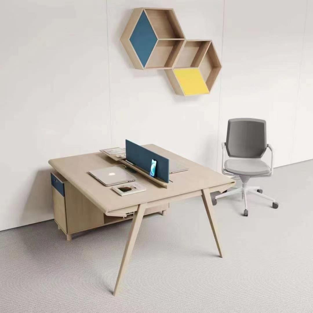 办公椅组合简现双人办公室家具IYS员工屏风工位约2代/4人位职桌员