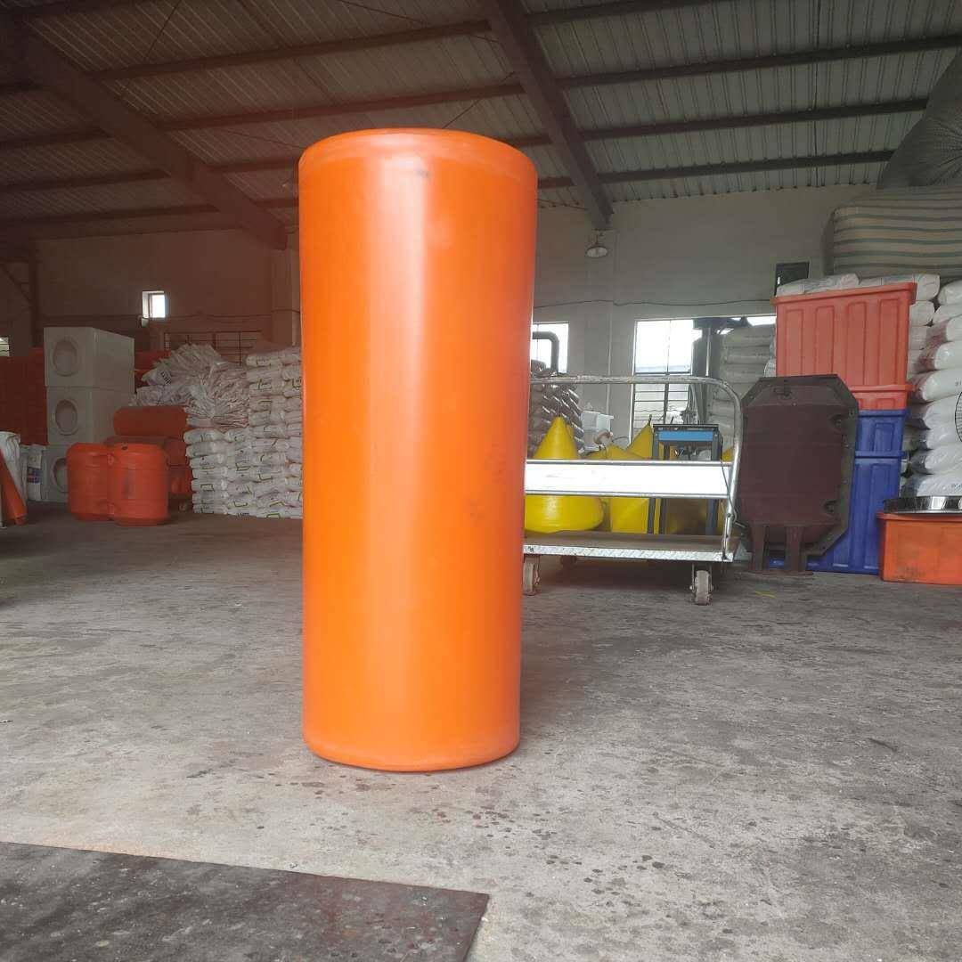 厂家拦污用一体式浮桶河道口拦污网塑料浮体警示水上塑胶容器加工