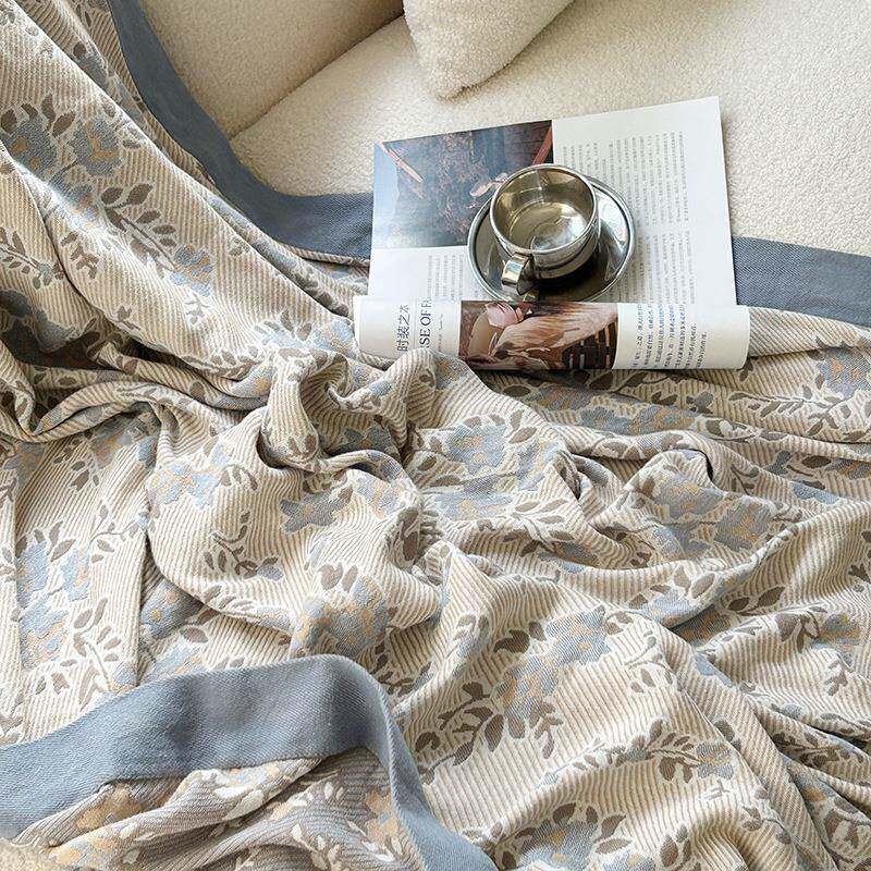 毯子沙JNC发夏被季纤维冷凉竹款被小薄纱棉毯子感毛巾布竹夏双凉