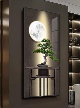 新中客式关装饰画迎松轻CY326005奢走廊过道挂壁画玄现代简约入户