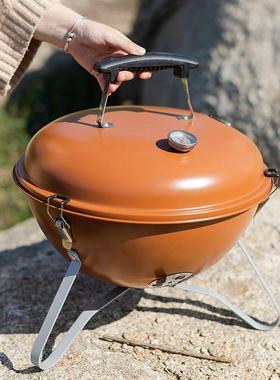 W*款便高颜F969HMSH值携式新户外炉具烧烤炉户外便携式烧架炭烤火