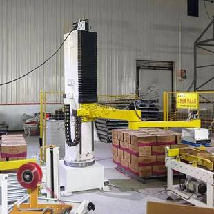 面粉厂码垛机 石膏砂浆搬运码垛机器人 拆包码垛多功能一体机厂家