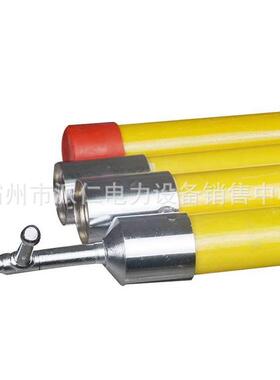 玻璃钢高压拉MAU闸杆1外0kv装螺旋丝扣绝拉闸杆5k3v高压缘令克棒