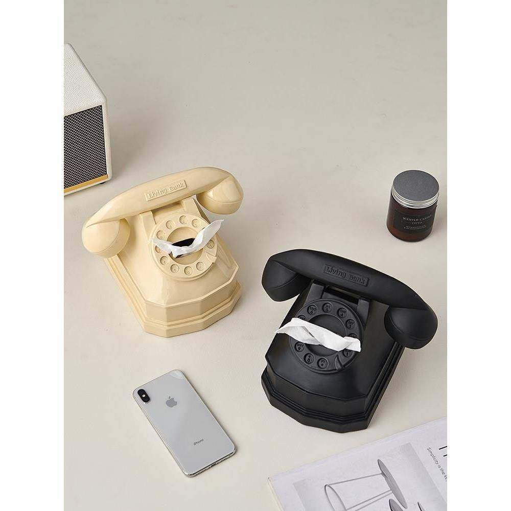 奶油风抽纸盒家用客厅茶几装饰纸巾盒复古电话桌面收纳餐巾纸抽盒,玩具/童车/益智/积木/模型,垂直悬浮玩具,淘宝优惠券,粉丝福利购,淘宝优惠卷