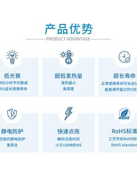 厂家直rgb超高亮054能rgb大功率智球泡专用5HLG-50545054供全彩灯