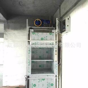 酒店全电动传菜机，轻型简易家用升降平台，不锈钢轿厢循环式餐梯